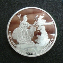 Load image into Gallery viewer, HISTORY OF BRITISH CURRENCY PROOF MEDALIONS &amp; COINS GOLD AND SILVER PLATED
