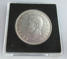 Load image into Gallery viewer, 1940 GEORGE VI BARE HEAD COINAGE HALF 1/2 CROWN UNC IN QUADRANT CAPSULE
