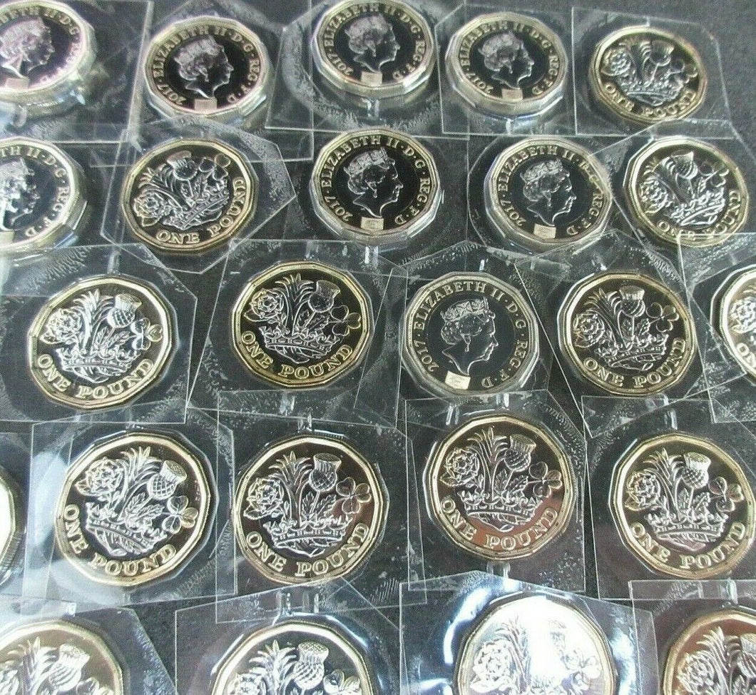 2017 SEALED FROM THE ROYAL MINT £1 COIN BUNC FIRST YEAR OF ISSUE