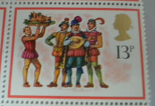 Load image into Gallery viewer, 1978 CHRISTMAS THE BOARS HEAD CAROL 13P BLOCK OF 10 STAMPS MNH TRAFFIC LIGHTS
