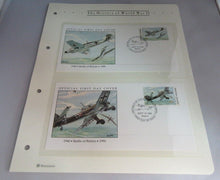 Load image into Gallery viewer, 1940-1990 BATTLE OF BRITAIN FIRST DAY STAMP COVERS X 2 WITH ALBUM/FOLDER SHEET
