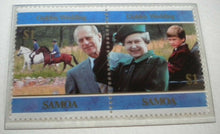 Load image into Gallery viewer, 1947-1997 THE GOLDEN WEDDING ANNIVERSARY QEII P PHILIP 6 MNH SAMOA STAMPS/INFO
