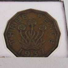 Load image into Gallery viewer, 1937-1997 KING GEORGE VI CORONATION DIAMOND JUBILEE BUNC 3 PENCE COIN COVER PNC
