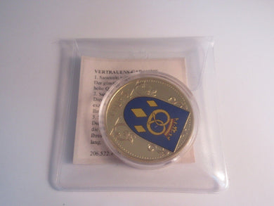 2015 THE MOST BEAUTIFUL COMMEMORATIVES GOLD PLATED & COLOR PRINT PROOF MEDAL/COA