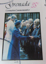 Load image into Gallery viewer, QEII 25th ANNIVERSARY OF CORONATION GRENADA SELF ADHESIVE STAMP BOOKLET
