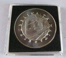 Load image into Gallery viewer, 1975 ST AGATHA&#39;S TOWER SILVER PROOF MALTA £4 COIN WITH STUNNING TONE BOX &amp; COA
