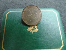 Load image into Gallery viewer, Royal Mint SILVER National Trust brooch with oak leaves in original RM box
