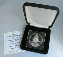 Load image into Gallery viewer, 1990 BATTLE OF BRITAIN MARSHALL ISLANDS PROOF $5 FIVE DOLLAR COIN IN BOX &amp; COA
