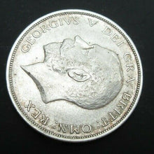 Load image into Gallery viewer, 1915 GEORGE V BARE HEAD FIRST COIN HALF 1/2 CROWN SPINK 4011 CROWNED SHIELD Cc5
