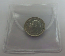 Load image into Gallery viewer, 1932 GEORGE V UNC .500 SILVER THREE PENCE COIN IN CLEAR FLIP
