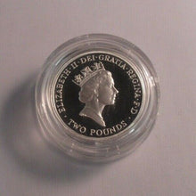 Load image into Gallery viewer, 1994 £2 TERCENTENARY OF THE BANK OF ENGLAND SILVER PROOF TWO POUND COIN BOXED Cc
