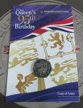 Load image into Gallery viewer, 2021 Queen&#39;s 95th Birthday 50p BIOT Diamond Finish In Pack, Issue Limit 2750 (X)
