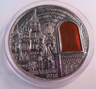 2012 MOSCOW KREMLIN REPUBLIC OF PALAU LARGE MEDALLION WITH CAPSULE