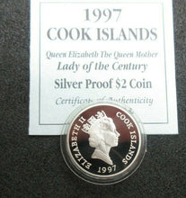 Load image into Gallery viewer, 1997 ROYAL MINT LADY OF THE CENTURY SILVER PROOF $2 COOK ISLANDS TWO DAUGHTERS
