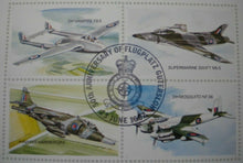 Load image into Gallery viewer, 1987 50th ANNIV OF FLUGPLATZ GUTERSLOH VIKTOR MOLDERS SIGNED FLOWN STAMP COVER
