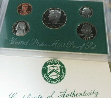 USA PROOF 5 COIN SET 1995 SANFASICO MINT KENEDY 1/2 DOLLAR - CENT US MINT