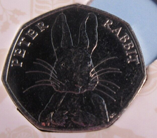 Load image into Gallery viewer, 2016 THE BEATRIX POTTER 50P COIN COLLECTOR ALBUM WITH COINS EF-AUNC
