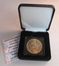 Load image into Gallery viewer, 1953 QUEEN ELIZABETH II IN REMEMBRANCE PROOF 5 SHILLINGS CROWN COIN BOX&amp;COA
