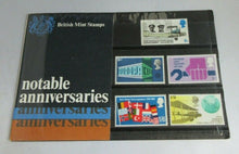 Load image into Gallery viewer, NOTABLE ANNIVERSARIES BRITISH MINT STAMPS PRESENTATION PACK
