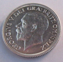 Load image into Gallery viewer, 1932 KING GEORGE V BARE HEAD .500 SILVER UNC ONE SHILLING COIN IN CLEAR FLIP
