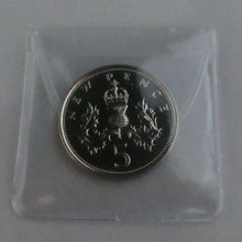 Load image into Gallery viewer, 1971 UK Royal Mint Proof 5p Five Pence Coins In Flips
