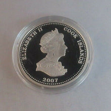 Load image into Gallery viewer, 2007 Battle of Trafalgar - Nelson Silver Proof Cook Islands $1 Coins + Caps Cc4
