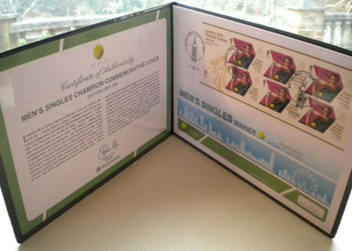 2012- 2013 WIMBLEDON MENS SINGLES CHAMPION ANDY MURRAY COMMEMORATIVE STAMP COVER