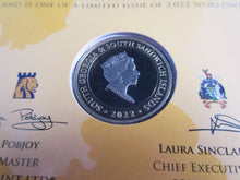 Load image into Gallery viewer, 2022 ANTARCTIC EXPLORATION SWEDISH ANTARCTIC EXPEDTION TWO POUND £2 COIN PACK
