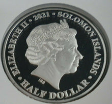 Load image into Gallery viewer, 2021 QUEEN ELIZABETH II&#39;S 95TH BIRTHDAY SILVER PLATED HALF DOLLAR COVER PNC
