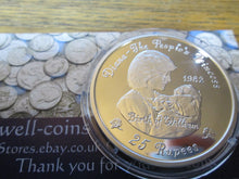 Load image into Gallery viewer, UK SILVER PROOF PRINCESS DIANA COINS VARIOUS £5 /CROWNS/RUPEES/ DOLLARS
