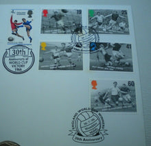 Load image into Gallery viewer, 1966-1996 30TH ANNIVERSARY OF THE WORLD CHAMPIONS BUNC £2 COIN COVER PNC/INFO
