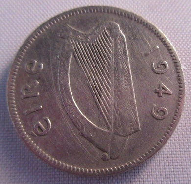 1949 IRELAND IRISH EIRE 6d SIXPENCE EF PRESENTED IN CLEAR FLIP