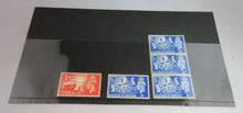 Load image into Gallery viewer, KING GEORGE VI 5 X PRE DECIMAL STAMPS MNH IN STAMP HOLDER
