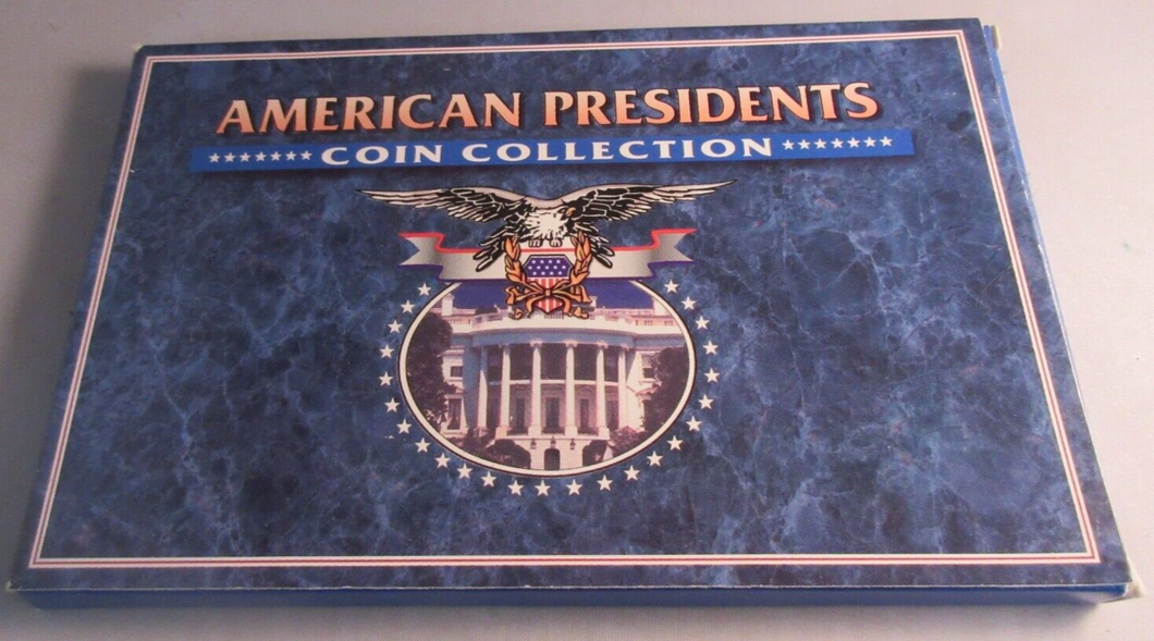 USA AMERICAN PRESIDENTS COIN COLLECTION 4 COIN SET IN HARD CASE