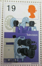 Load image into Gallery viewer, 1967 TELEVISION PRE DECIMAL 9d BLOCK OF 10 STAMPS MNH WITH STAMP HOLDER
