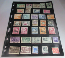 Load image into Gallery viewer, 1940&#39;s &amp; 1950&#39;s COMMONWEALTH STAMPS FINE USED WITH CLEAR FRONTED STAMP HOLDER
