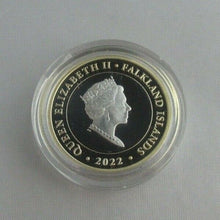 Load image into Gallery viewer, 2022 40th Anniv Liberation of Falklands Silver Proof £2 Coin ONLY 199 Box/COA
