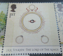 Load image into Gallery viewer, 2004 JRR TOLKIEN LORD OF THE RINGS 1ST CLASS SET TEN STAMPS MNH IN STAMP HOLDER
