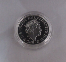 Load image into Gallery viewer, The Remembrance Day 2021 Royal Mint Silver Proof UK £5 Pounds Coin
