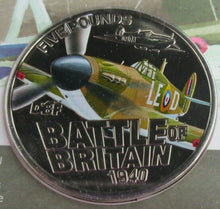 Load image into Gallery viewer, 2010 70TH ANNIVERSARY BATTLE OF BRITAIN COMMEMORATIVE COIN COVER PNC WITH INFO
