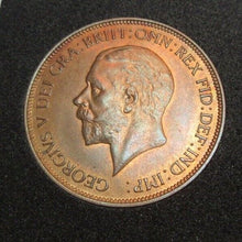 Load image into Gallery viewer, 1935 KING GEORGE V 1 PENNY UNCIRCULATED WITH LUSTRE SPINK REF 4055 CC1
