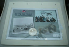 Load image into Gallery viewer, 2008 THE BERLIN AIRLIFT, HISTORY OF THE ROYAL AIR FORCE BUNC £5 COIN COVER PNC
