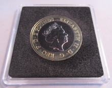 Load image into Gallery viewer, 2020 AGATHA CHRISTIE QEII BUNC £2 TWO POUND COIN WITH QUAD CAPSULE &amp; COA
