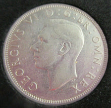 Load image into Gallery viewer, 1942 GEORGE VI BARE HEAD COINAGE HALF 1/2 CROWN IN QUADRANT CAPSULE &amp; BOX
