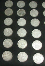 Load image into Gallery viewer, 1937-1952 KING GEORGE VI SHILLING COLLECTION ALSO INCLUDES 2 GEORGE V &amp; 2 QEII
