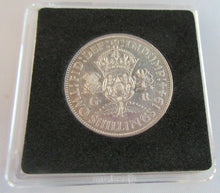 Load image into Gallery viewer, 1944 KING GEORGE VI  .500 SILVER FLORIN TWO SHILLINGS COIN WITH QUADRANT CAPSULE
