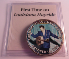 Load image into Gallery viewer, 1954 ELVIS KENEDY HALF DOLLAR COIN BUNC - FIRST TIME ON LOUISIANA HAYRIDE COIN
