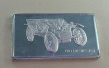 Load image into Gallery viewer, 1903 LANCHESTER 15mm X 10mm 1.60gram SILVER INGOT WITH INFORMATION SLIP
