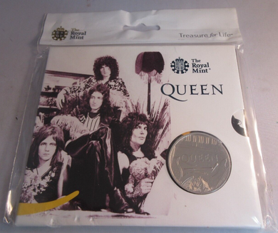 2020 UK QUEEN FIVE POUND £5 COIN BUNC IN SEALED ROYAL MINT PACK
