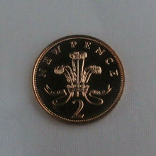 Load image into Gallery viewer, 1971 UK Royal Mint Proof 2p Two Pence Coins In Flips
